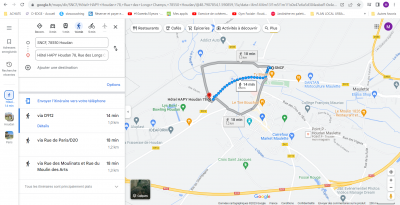 Trajets pieton gare hotel